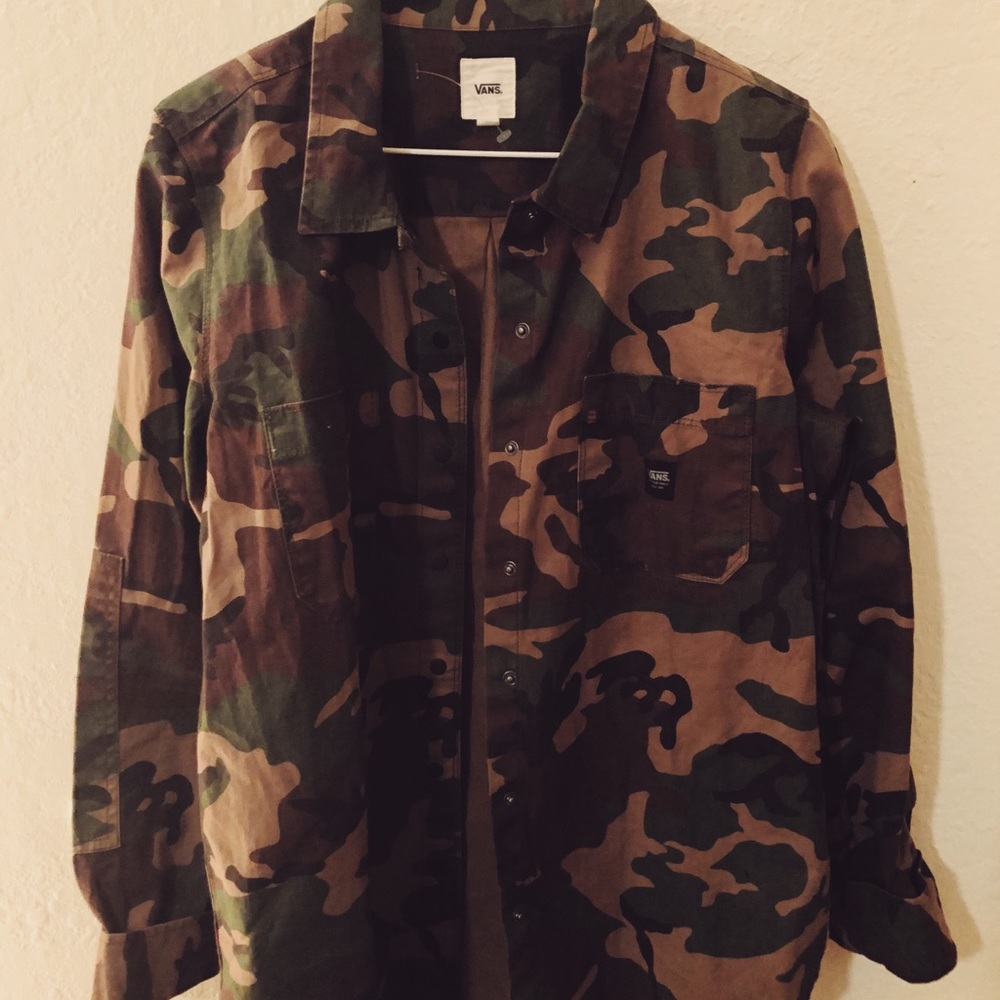 Vans Camo Button-Down Shirt